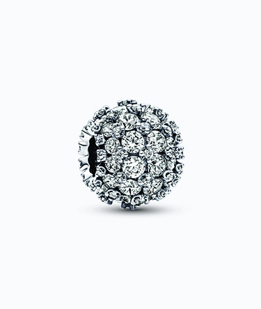 Sparkling Pavé Round Charm