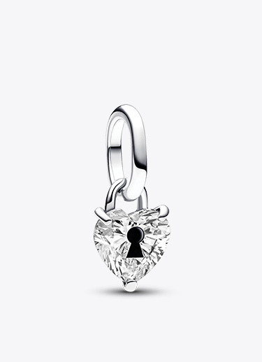 Pandora ME Keyhole Heart Mini Dangle Charm