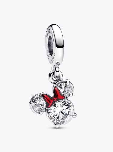 ''Disney Minnie Mouse Silhouette  Dangle Charm''