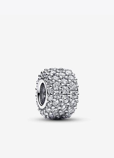 Sparkling Pavé Triple-row Charm