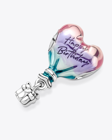 Happy Birthday Hot Air Balloon Charm