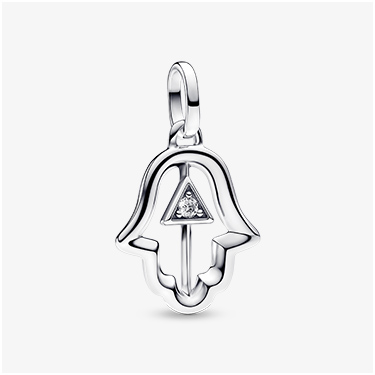 Hamsa Hand Medallion Charm