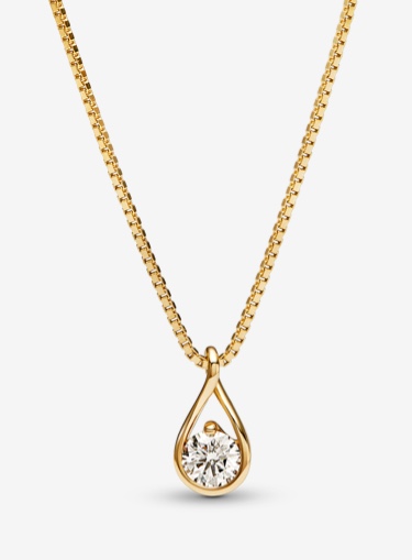 Pandora Brilliance Lab-created Diamond Pendant & Necklace