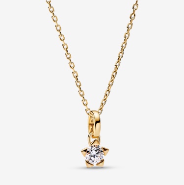 Pandora Talisman 14k Gold Lab-grown Diamond Star Pendant