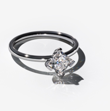 Pandora Nova 14k White Gold Lab-grown Diamond Ring