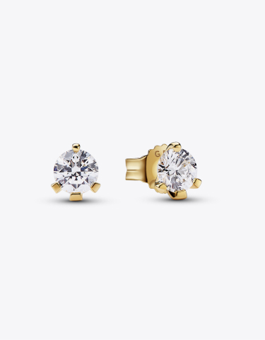Pandora Nova 14k Gold Lab-grown Diamond Earrings