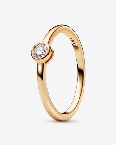 Pandora Era Bezel 14k Gold Lab-grown Diamond Ring