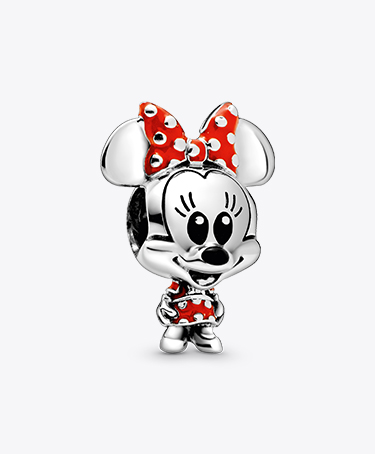 Disney Minnie Mouse Dotted Dress & Bow Charm