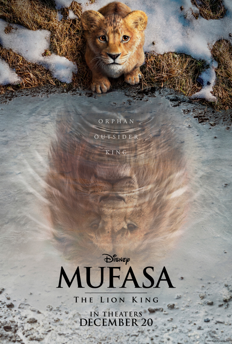 Mufasa in theatres 12/20