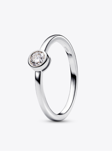 Pandora Era Lab-grown Diamond Bezel Ring 0.15 carat tw Sterling Silver