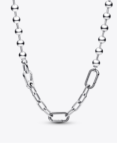 Pandora ME Metal Bead & Link Chain Necklace