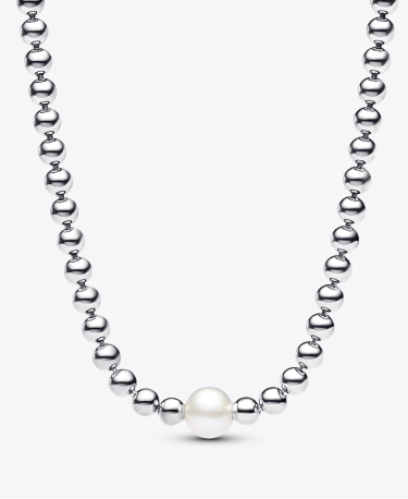 Treated Freshwater Cultured Pearl & Beads Collier Necklace