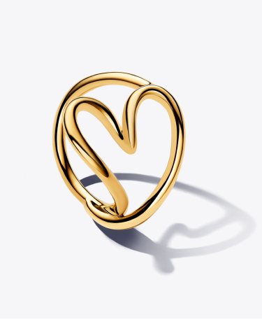 Organically Shaped Heart Ring