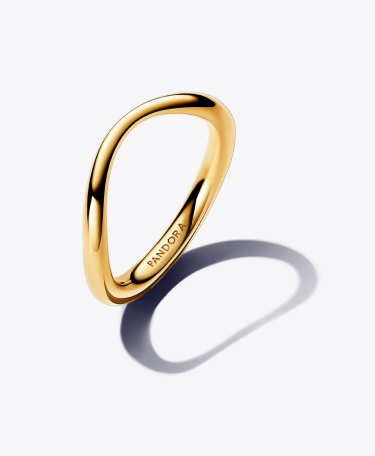 Organically Shaped Band Ring