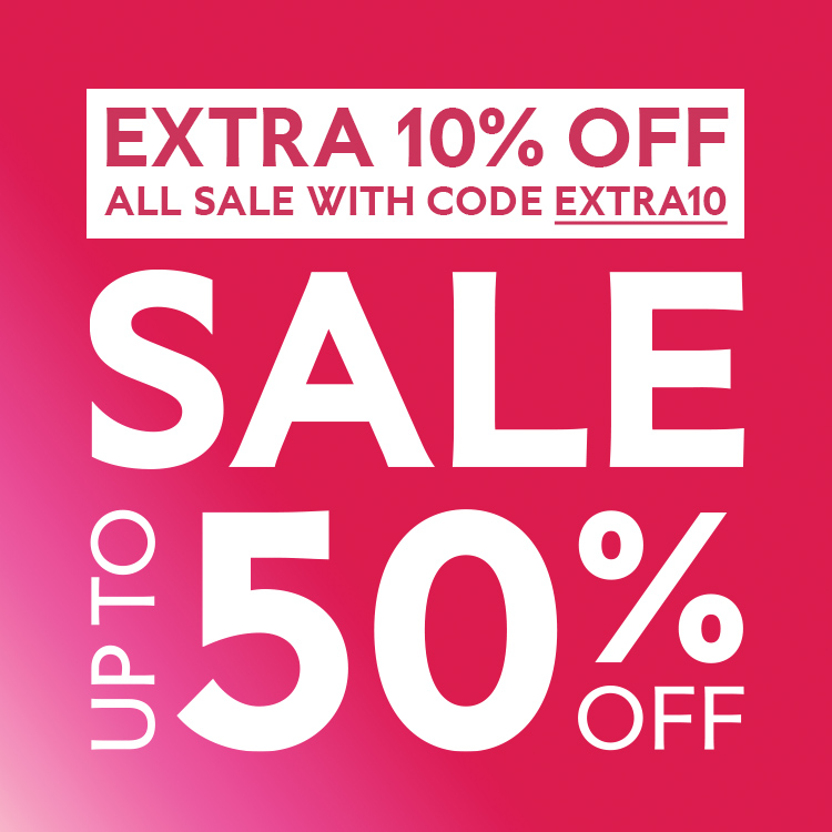 Extra 10% off all sale with code EXTRA10. Sale up to 50% off