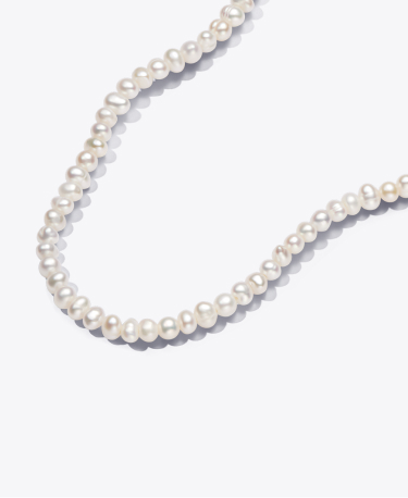 Treated Freshwater Cultured Pearls T-bar Collier Necklace