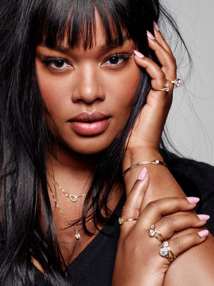 Precious Lee wears Pandora Lab-Grown Diamonds