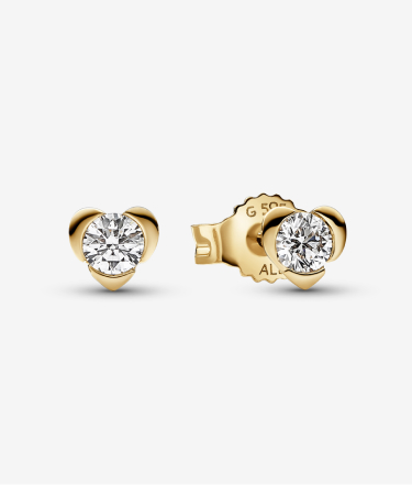 Pandora Era Lab-grown Diamond Stud Earrings 1.00 carat tw 14k Gold