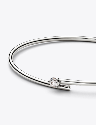 Pandora Nova Lab-grown Diamond Open Bangle 0.25 carat tw Sterling Silver