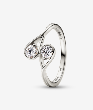 Pandora Infinite Lab-grown Diamond Double Facing Ring 0.50 carat tw 14k White Gold