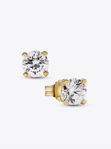 Pandora Era Lab-grown Diamond Stud Earrings 1.00 carat tw 14k Gold