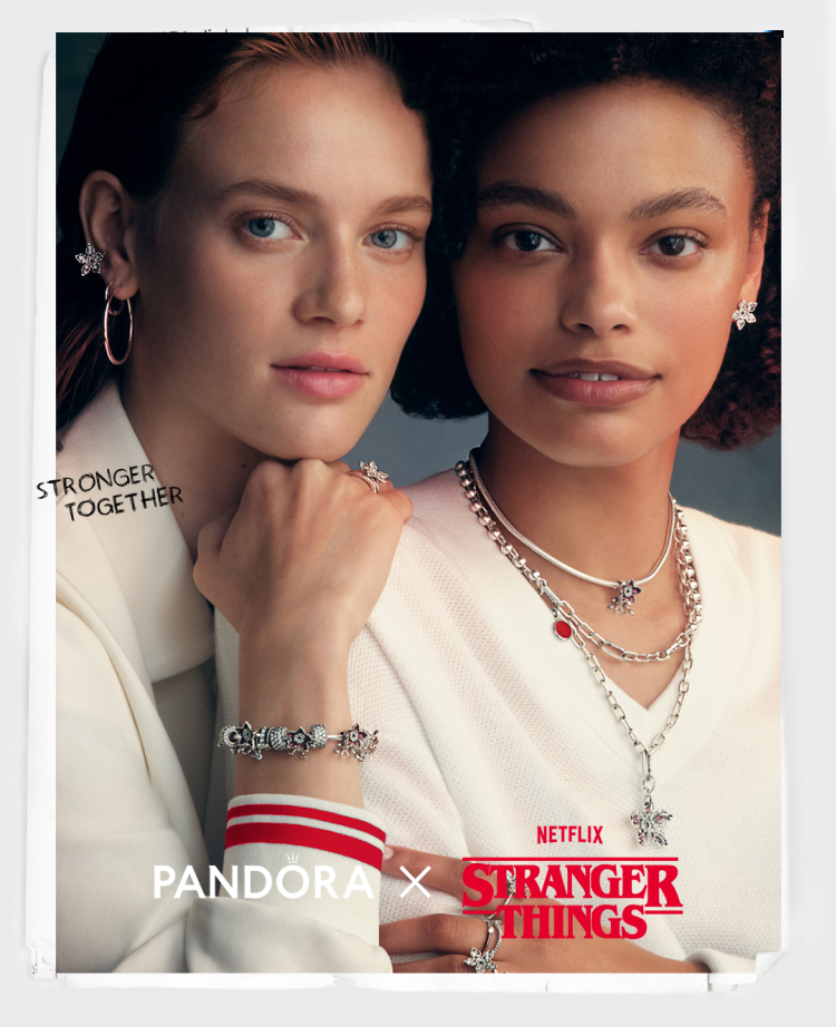 Pandora x Netflix Stranger Things jewelry