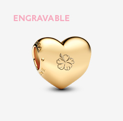 Be Love Engravable Heart Charm