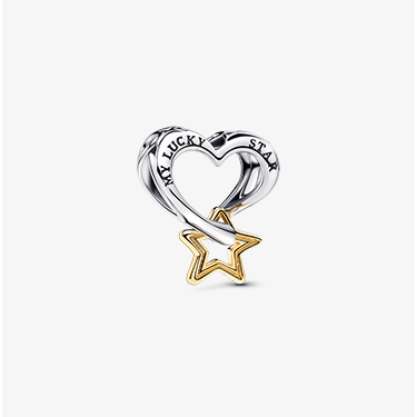 Lucky Star & Heart Charm