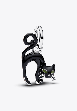 Black Cat Dangle Charm