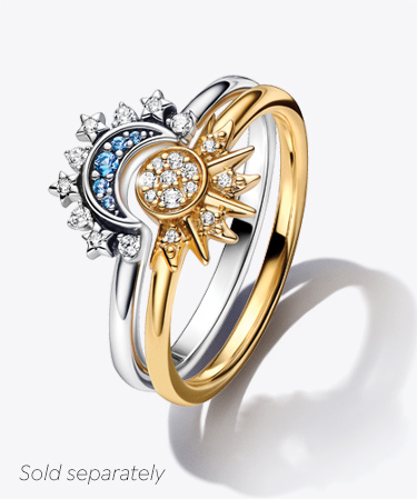 Celestial Sun & Moon Ring Set