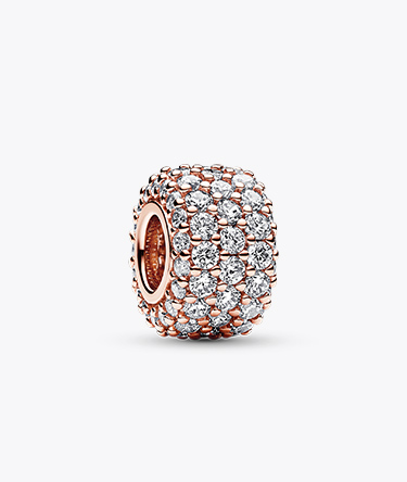 Sparkling Pavé Triple-row Charm