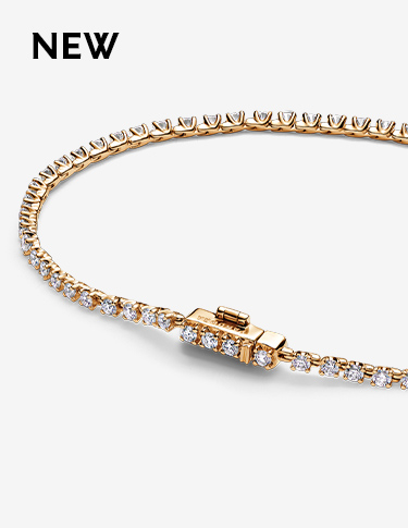 Pandora Era Lab-grown Diamond Tennis Bracelet 14k Gold