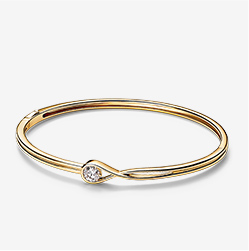 Pandora Infinite Lab-grown Diamond Bangle 0.50 carat tw 14k Gold