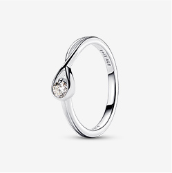 Pandora Infinite Lab-grown Diamond Ring 0.15 carat tw Sterling Silver