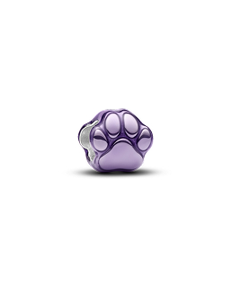 Purple Paw Mini Charm