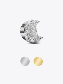 Textured Moon Mini Charm