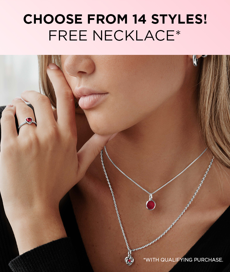 Free necklace with qualifying purchase