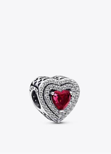 Sparkling Levelled Heart Charm