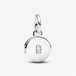 Openable & Engravable Love Locket Dangle Charm