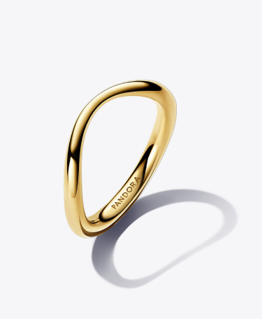 Organically Shaped Band Ring