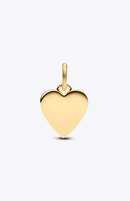 Engravable Heart Tag Dangle Charm