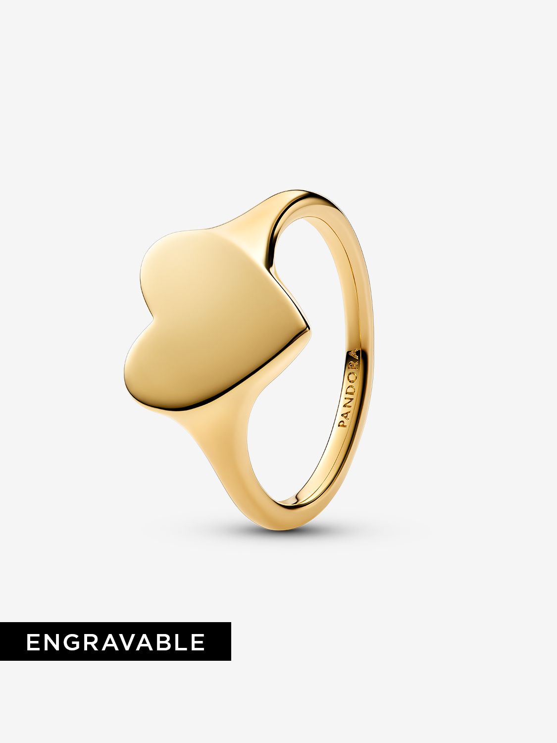 Engravable Heart Ring