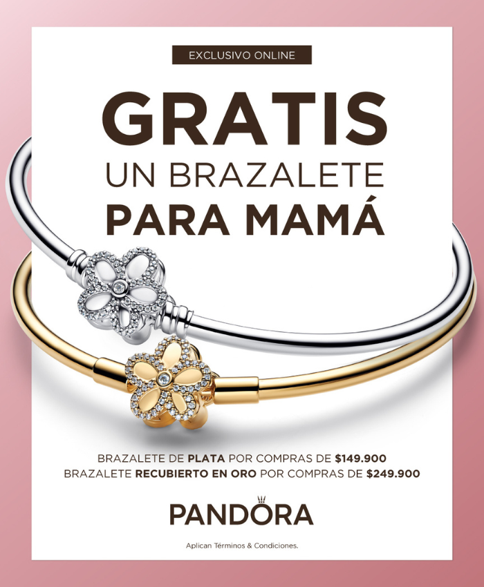 Video of model twirling Pandora gift box