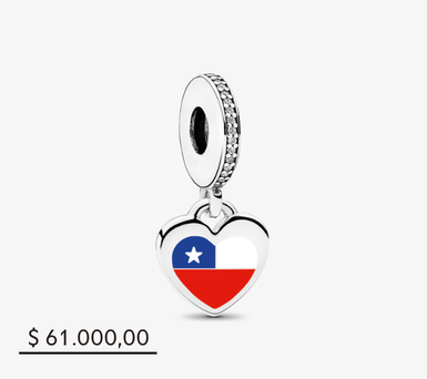 Charm Colgante Corazón Colombia