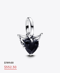 Charm Mini Colgante Corazón Alado