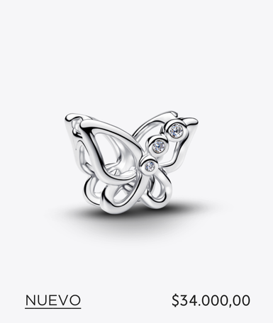 Charm calado Mariposa