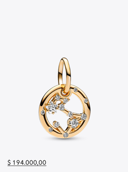 Constellation and birthstone-inspired charms