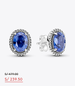 Aretes de botón Halo de impacto reluciente