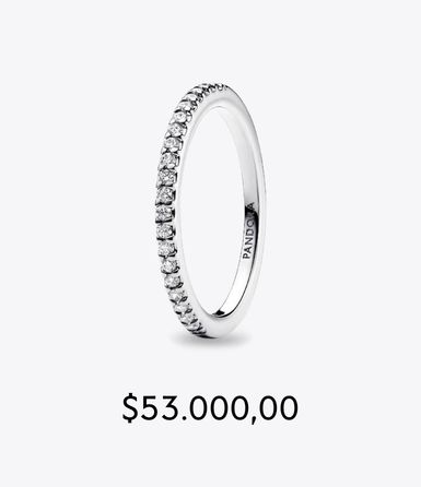 Anillo banda brillante