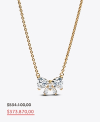 Collar lazo brillante